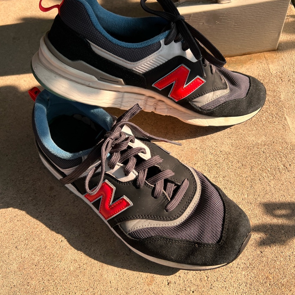 New Balance 997H Blue and Red Sneakers